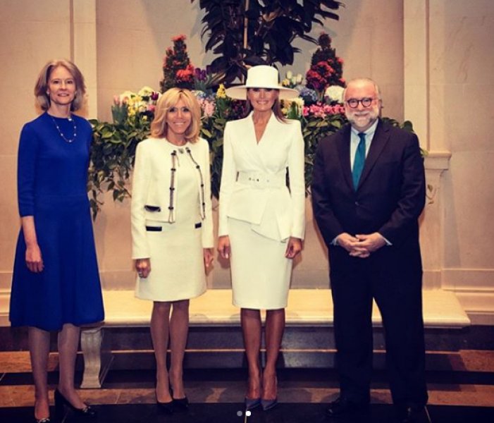Melania Trump ve Brigitte Macron