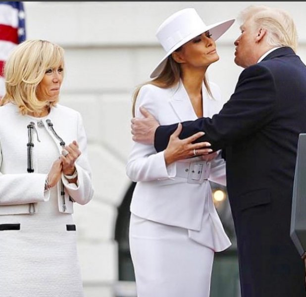 Melania Trump ve Brigitte Macron