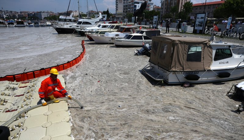 Marmara Denizi'ni saran müsilaj temizleniyor #29