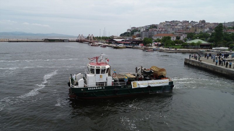 Marmara Denizi'ni saran müsilaj temizleniyor #38