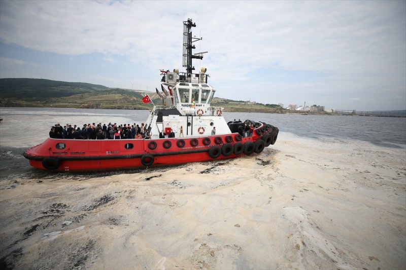 Marmara Denizi'ni saran müsilaj temizleniyor #44