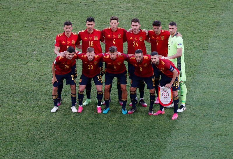 Euro 2020 İspanya - Polonya maçından kareler