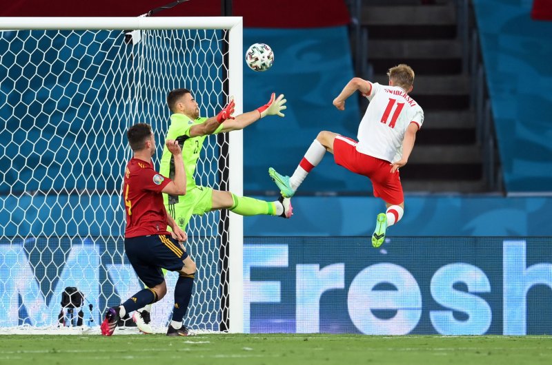 Euro 2020 İspanya - Polonya maçından kareler