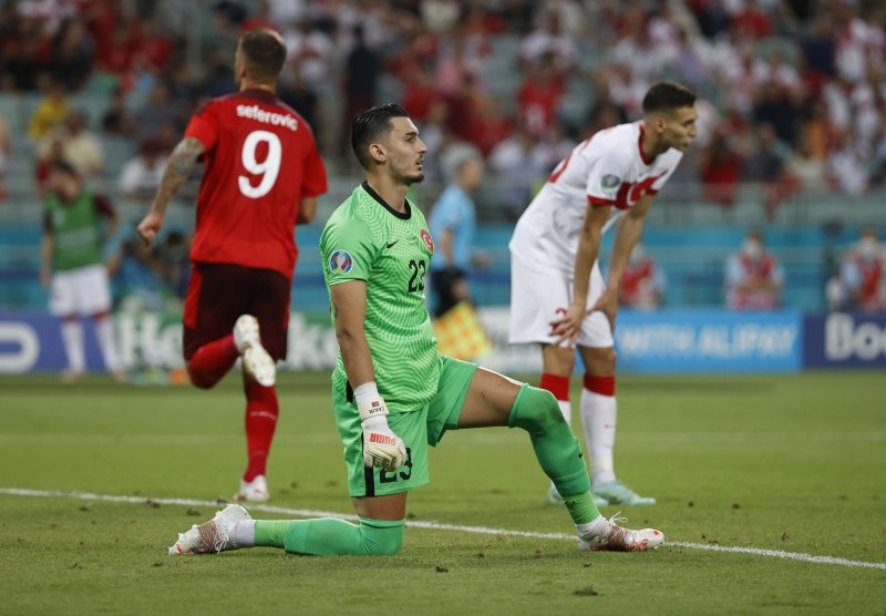 Euro 2020 Türkiye - İsviçre maçından kareler