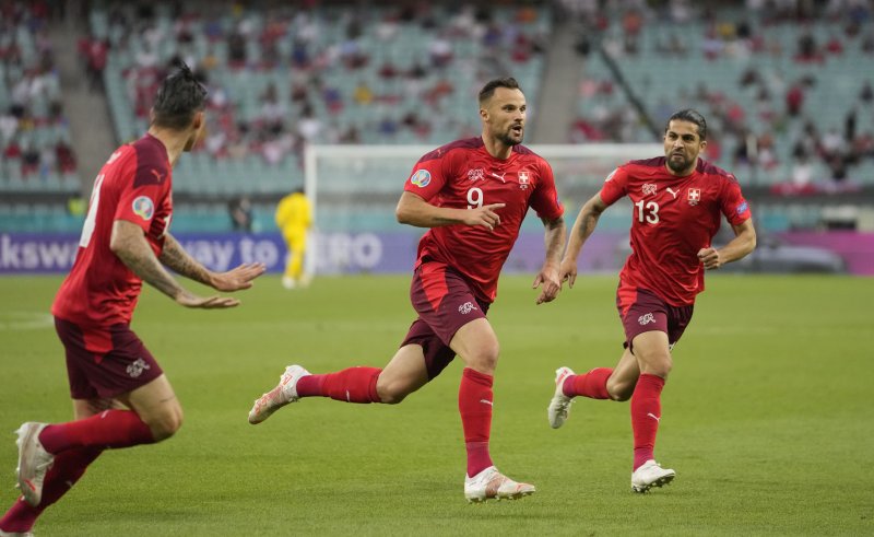 Euro 2020 Türkiye - İsviçre maçından kareler