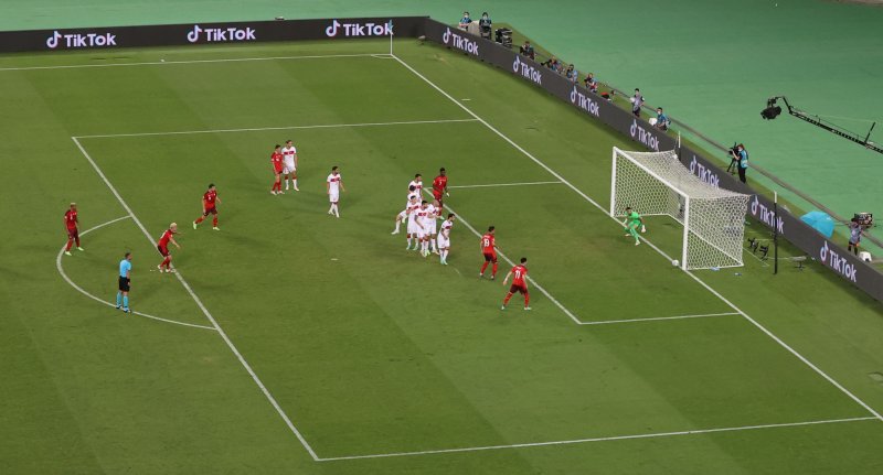 Euro 2020 Türkiye - İsviçre maçından kareler