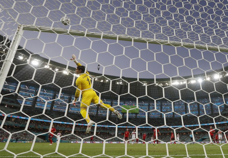 Euro 2020 Türkiye - İsviçre maçından kareler