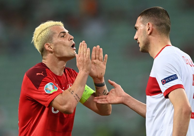 Euro 2020 Türkiye - İsviçre maçından kareler