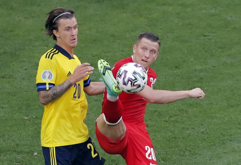 Euro 2020 İsveç - Polonya maçından kareler
