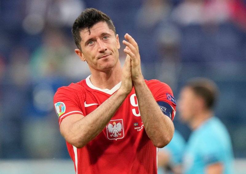 Euro 2020 İsveç - Polonya maçından kareler