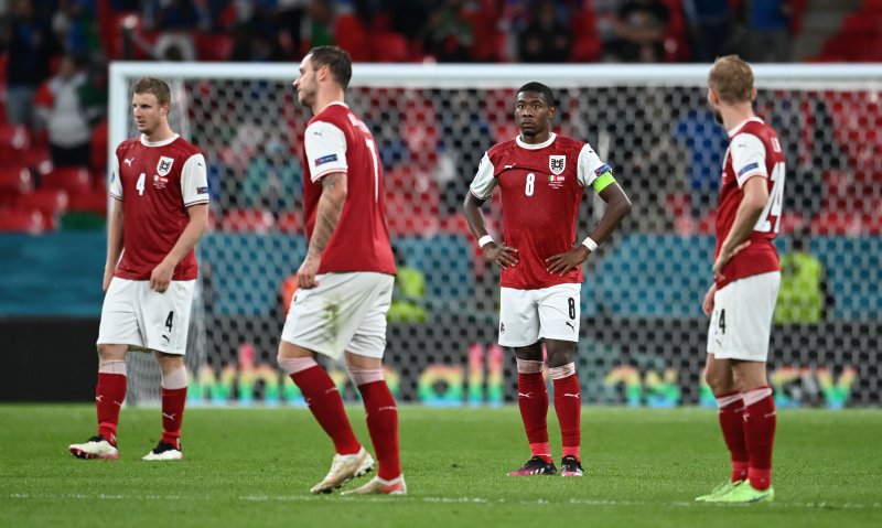 Euro 2020 İtalya - Avusturya maçından kareler