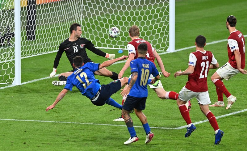 Euro 2020 İtalya - Avusturya maçından kareler