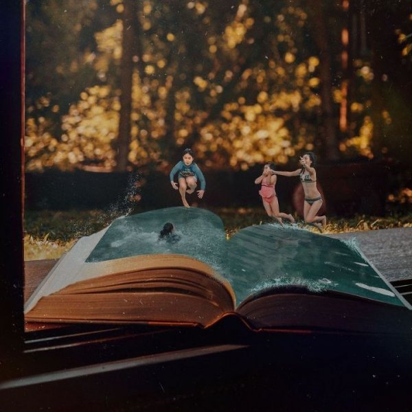 Çinli sanatçı Katrina Yu'nun harika kitap kareleri #9