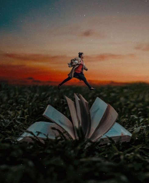 Çinli sanatçı Katrina Yu'nun harika kitap kareleri #19