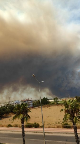 Manavgat'taki yangın, yerleşim yerlerine sıçradı #20