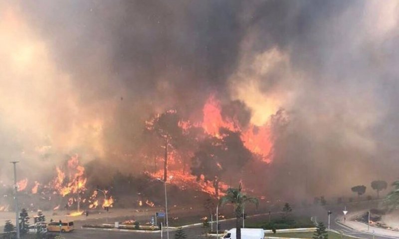 Manavgat'taki yangın, yerleşim yerlerine sıçradı #17