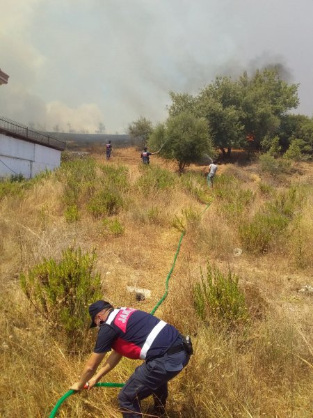 Manavgat'taki yangın, yerleşim yerlerine sıçradı #40