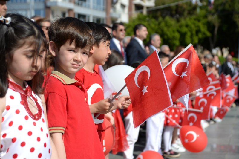 Antalya'da 23 Nisan kutlamaları.
