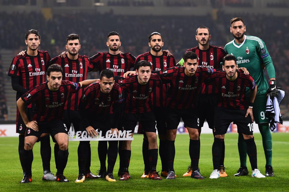 10. AC Milan - 210 milyon euro