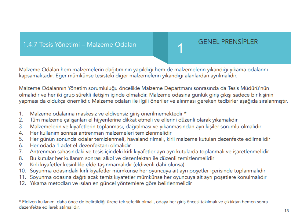 TFF, Futbola Dönüş Öneri Protokolü hazırladı #12