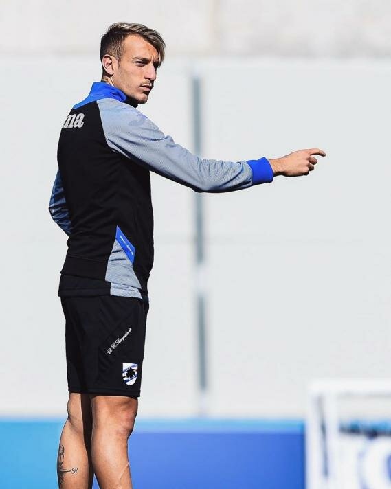 ANTONINO LA GUMINA: Sampdoria'nın futbolcusu/İyileşti