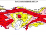 Türkiye'nin güncellenmiş deprem haritası