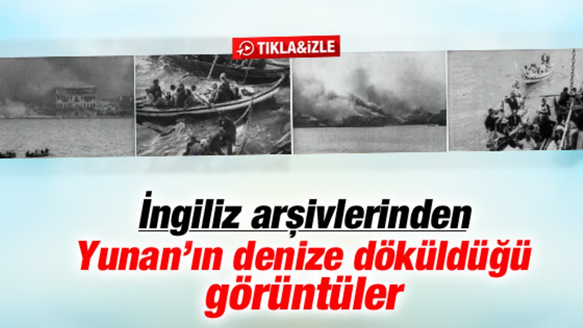 Yunan askerlerinin denize dökülüşü