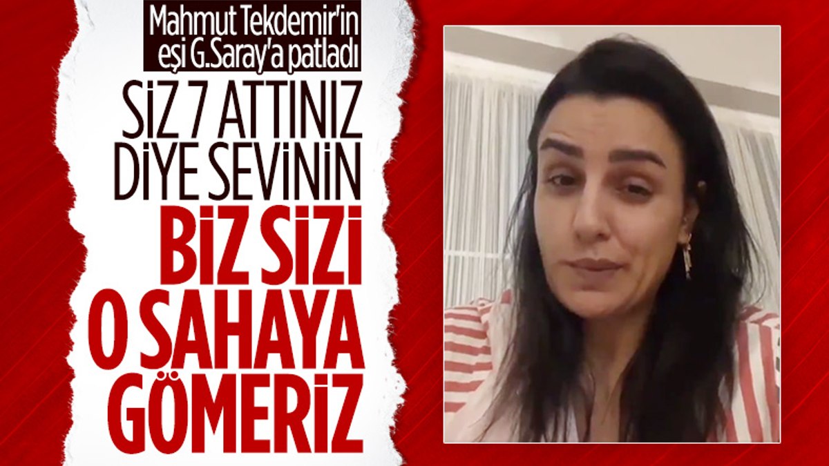 Mahmut Tekdemir in eşi Eda Tekdemir Siz 7 diye sevinin