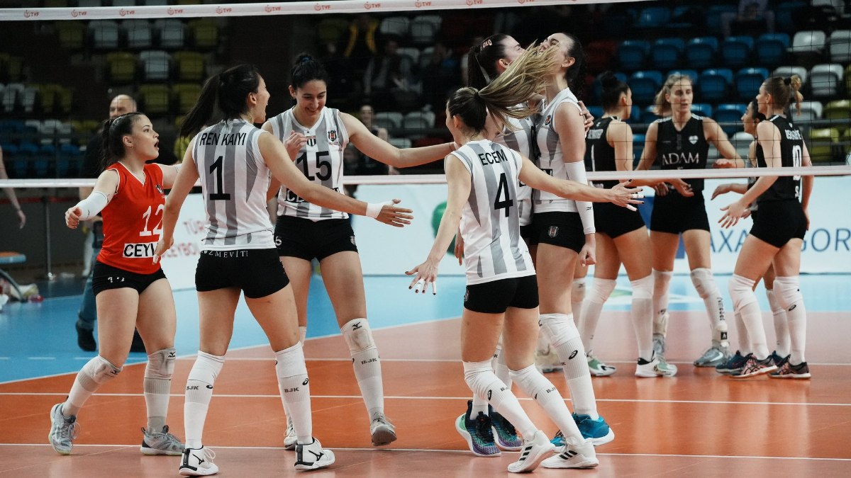 Kadınlar Voleybol 1 Ligi nde Beşiktaş şampiyonluğa ulaştı