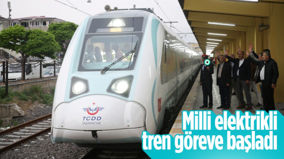 Milli Elektrikli Tren Yolcu Ta Maya Ba Lad