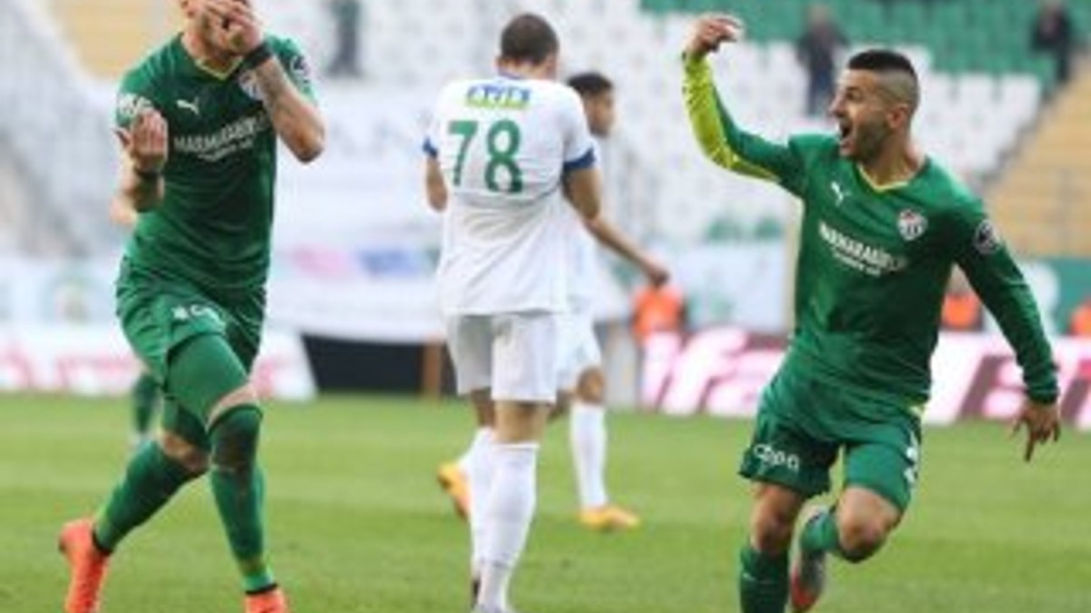 Bursaspor 3 puanı tek golle aldı