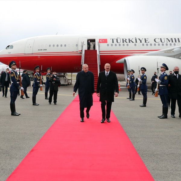 Cumhurbaşkanı Erdoğan, Azerbaycan'da 