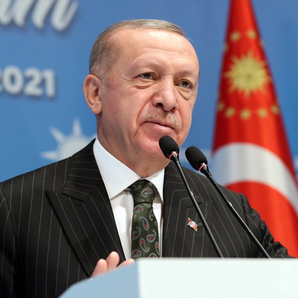 Cumhurbaşkanı Erdoğan'ın Kızılcahamam'da gerçekleştirdiği toplantıdan kareler