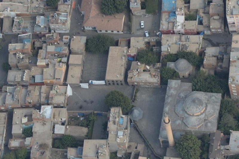 Diyarbakır'ın Sur ilçesi havadan görüntülendi