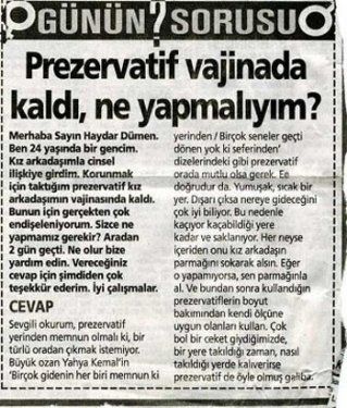 Haydar Dümen'e gelen ilginç sorular