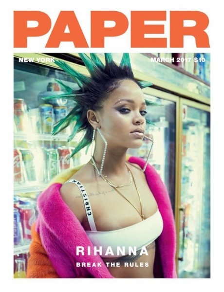 Rihanna'dan renkli saç modelleri 