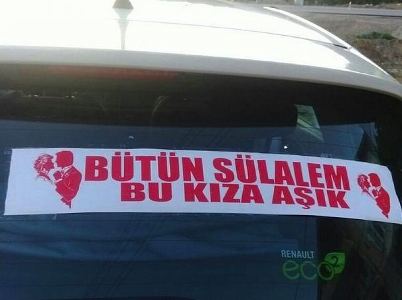 İlginç gelin arabası yazıları 