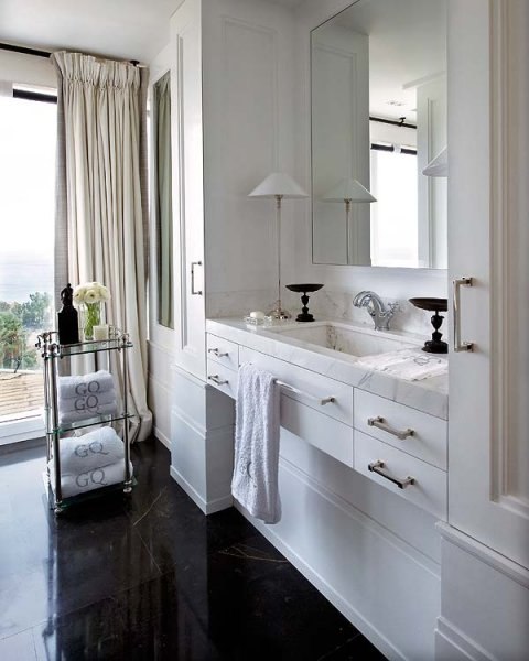 Modern banyo dekorasyonu için farklı öneriler