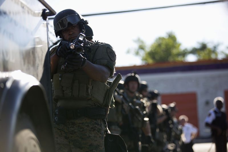 Ferguson'da polis müdahalesi
