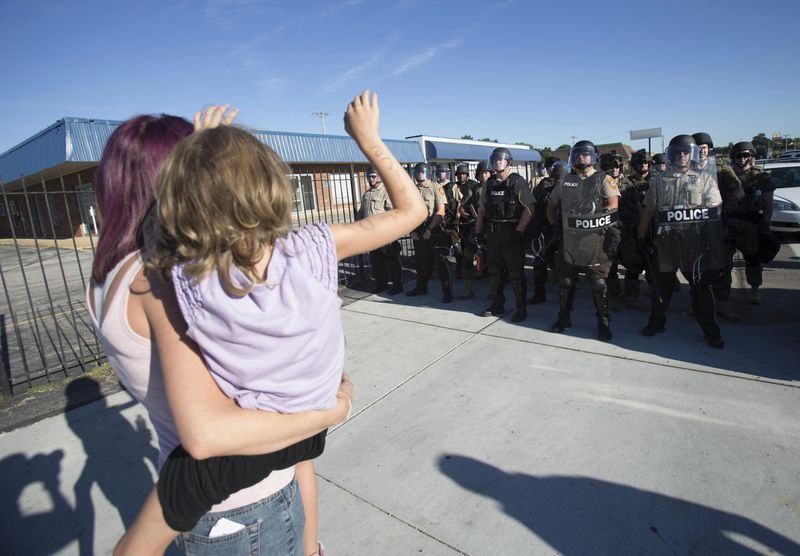 Ferguson'da polis müdahalesi