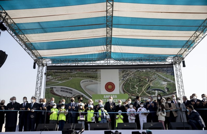 Ankara AKM Millet Bahçesi açıldı