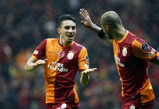 Galatasaray - Akhisar Belediyespor maçından kareler