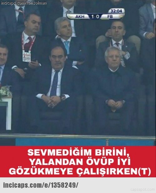Akhisarspor-Fenerbahçe maçı capsleri