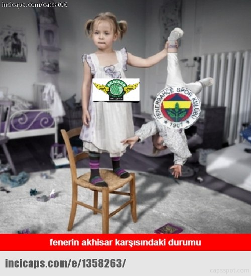 Akhisarspor-Fenerbahçe maçı capsleri