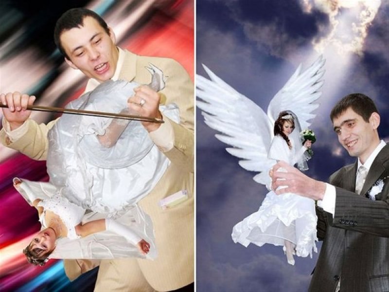 Rusya'nın en ilginç düğün fotoğrafları