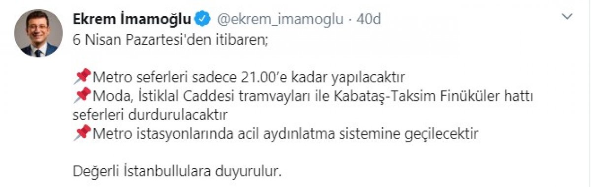 İstanbul'da toplu ulaşımda yeni tedbirler