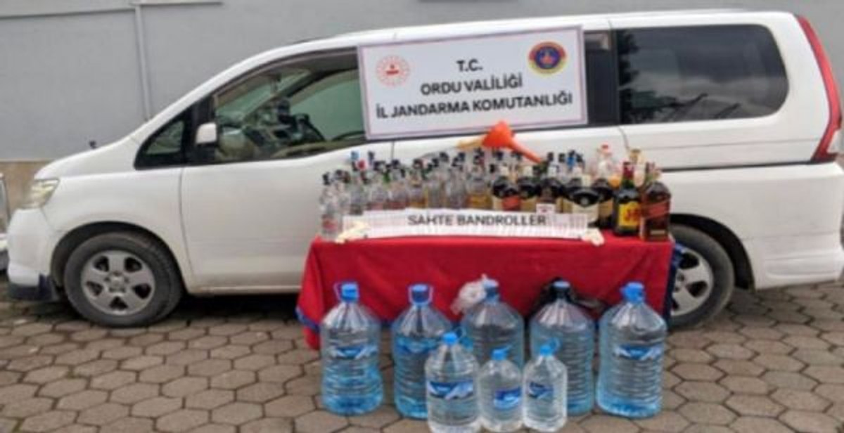 Ordu’da kenevir ve kaçak içki operasyonu