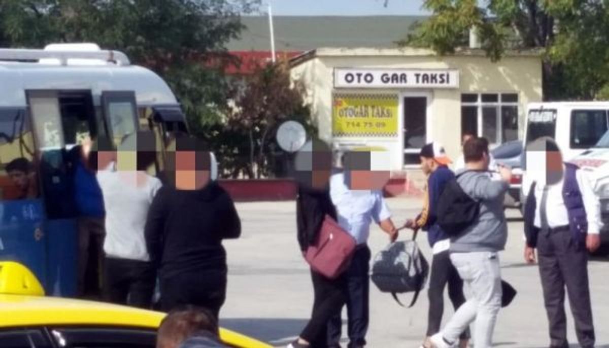 Keşan Otogarı’nda otobüsler denetlendi