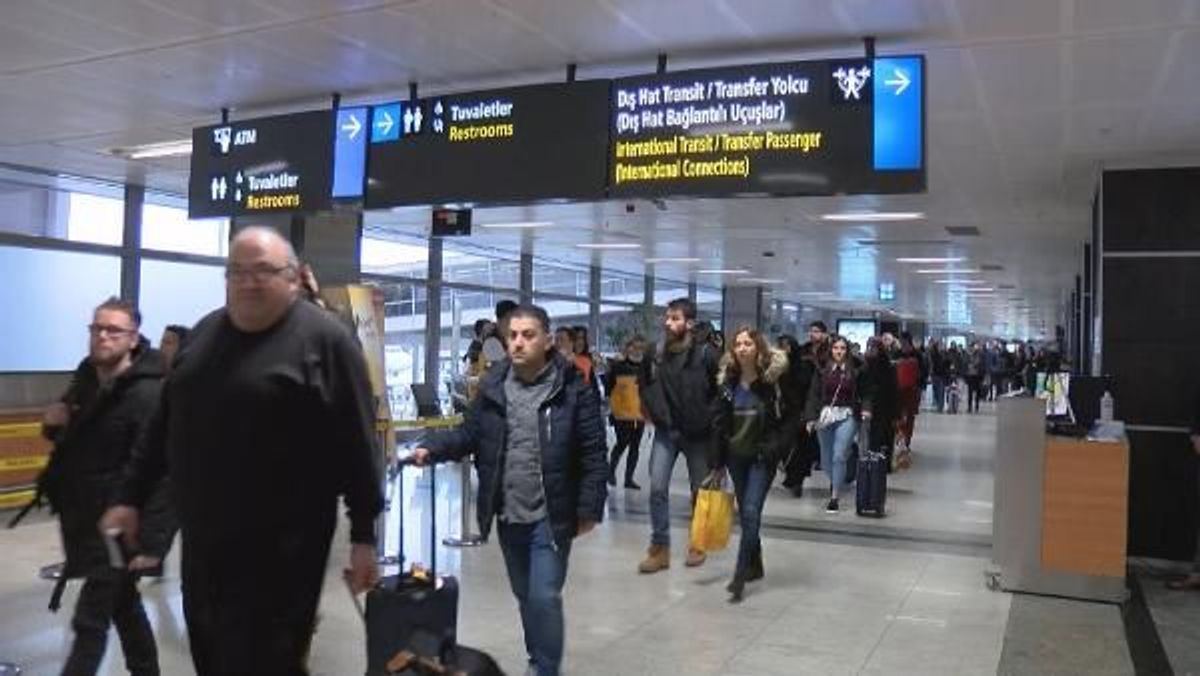 Sabiha Gökçen'de termal kameralı kontrol başladı