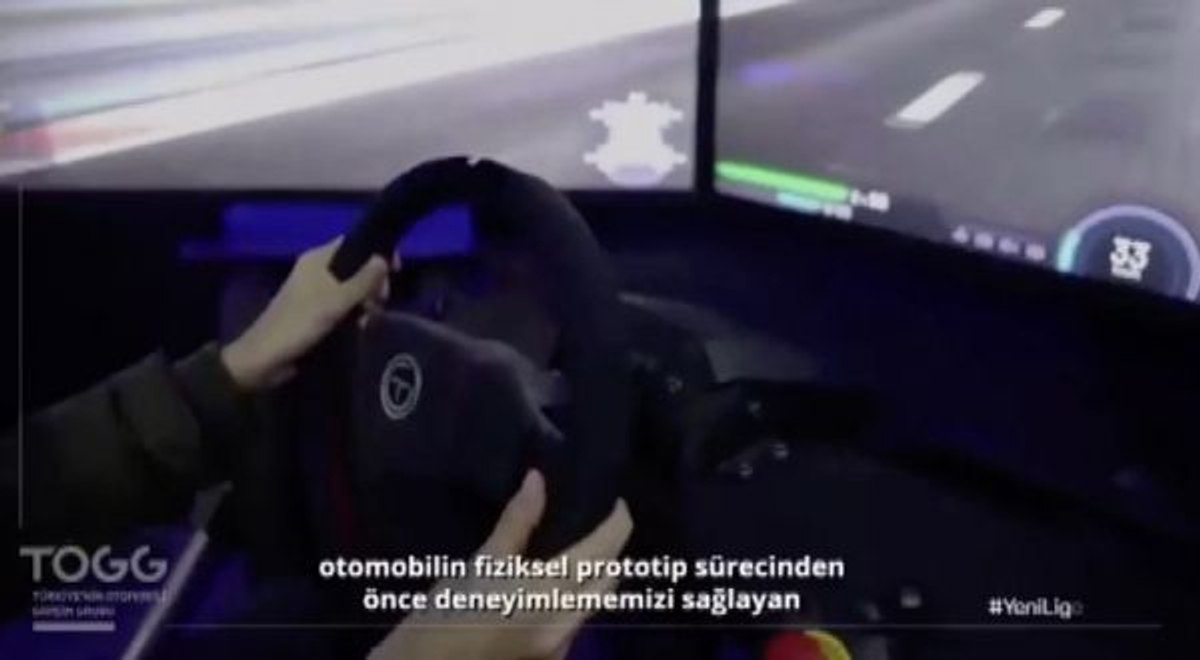 Yerli otomobile simülasyonlu test
